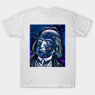 Jeremy Bentham Dark Night Portrait | Jeremy Bentham Artwork 5 T-Shirt